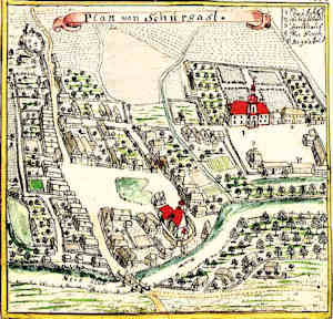 Plan von Schurgast - Widok miasta z lotu ptaka